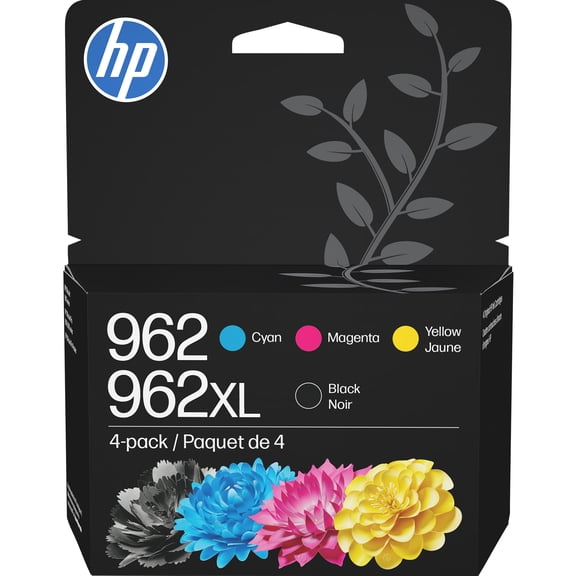 HP 962 CMY / 962 XL Black Combo 4-pk