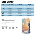 thumbnail image 5 of Yiaed Sunshine Colorful Cloud Rabbit Print Men's Singlet Vests Summer Running Muscle Tank Tops Gym Undershirt Round Neck Sleeveless for man, 5 of 5
