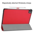 thumbnail image 3 of Allytechgroup iPad Air 13 M2 2024 Case, Slim Flip Smart Cover Auto Sleep Wake Multi Angle Veiwing Stand ShockAirof Case for Apple iPad Air 13 inch 2024, Red, 3 of 7