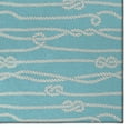 thumbnail image 3 of Addison Rugs Indoor/Outdoor Harpswell Ocean Rope Washable Rug 8' x 10' - Light Blue, 3 of 5