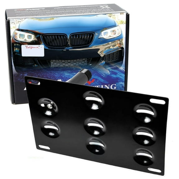 No Drill Front Bumper Tow Hook License Plate Mounting Bracket Adapter Kit For BMW F22 F30 F31 F32 F33 F34 G11 2 3 4 7 Series