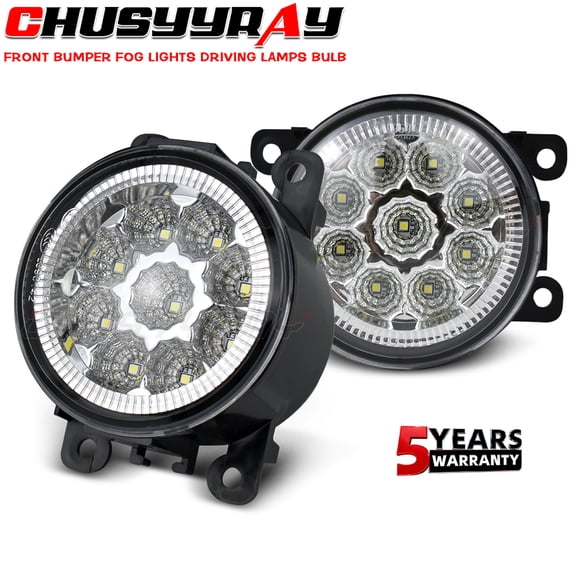 4" Inch  For Jeep Grand Cherokee 1997-18 Round LED Fog Lights Driving Lamps Halo