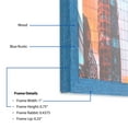 thumbnail image 2 of ArtToFrames 20" x 20" Blue Picture Frame, 20x20 inch Blue Wood Poster Frame (WOM-4427), 2 of 7
