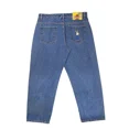 thumbnail image 3 of Pantalones vaqueros con bordado de retrato de dibujos animados estilo hip hop estilo retro americano Y2k, holgados, de cintura alta, negros, rectos y de pierna ancha para mujer, 3 of 4