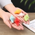thumbnail image 6 of Qeeadeea/Colourful Small Conch Chopstick Holders, Porcelain Chopstick Rests, Chopsticks Stand For Forks Spoons Knives Dinner-pink-set of 7, 6 of 9