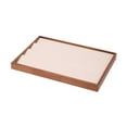 thumbnail image 5 of hengtong Jewelry Organizer Tray Compartments Suede Velvet for Bracelets Necklace Home Beige, 5 of 9