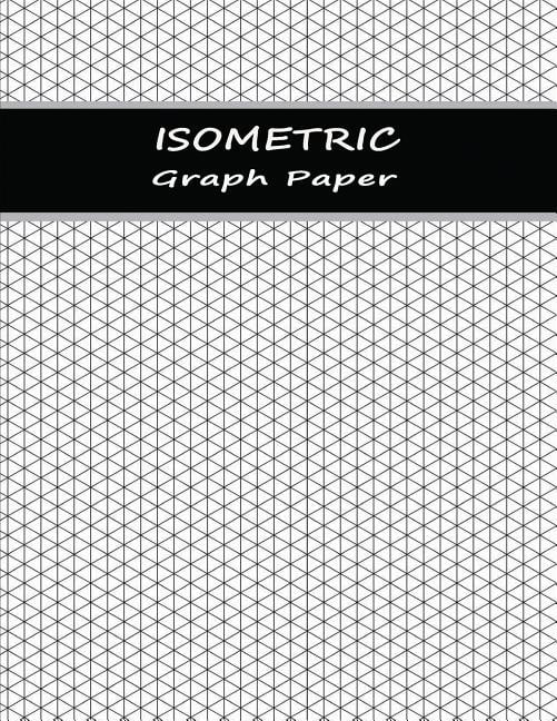 Isometric Paper Graphing Notebook Paper with Equilateral Triangles