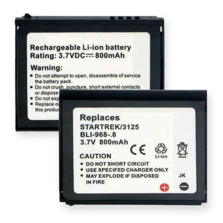 CING. 3125 and STARTREK LI-ION 800mAh Cellular Battery