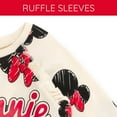 thumbnail image 4 of Disney Minnie Mouse French Terry Dress Polka Dots Toddler to Big Kid, 4 of 5