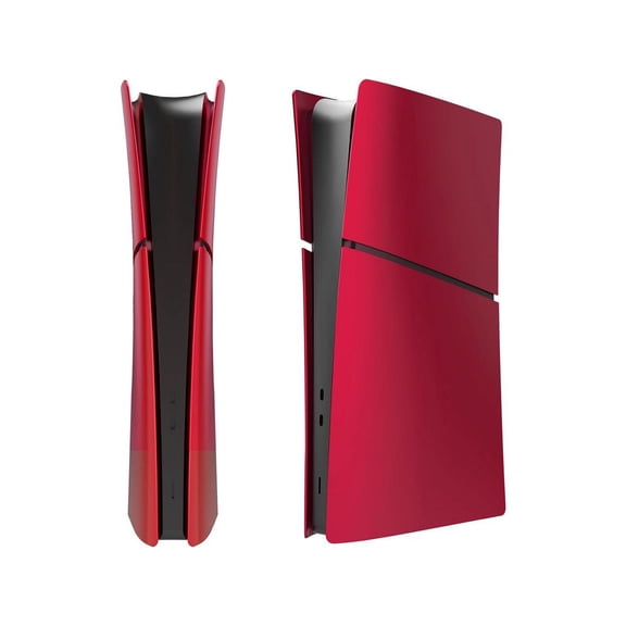 Slim Digital Edition Cover Plates for New PS5 Slim Console, Shell Panels Compatible with New Playstation 5 Slim Accessories Protective Replacement Faceplate
