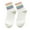 B, variant on Fgnfyis Winter Fashion Warm Unisex Christmas Stockings Striped Rainbow Pattern Blend Crew Socks Holiday Festive Socks D
