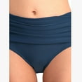 thumbnail image 5 of Sngxgn Womens Bikini Bottom Low Waisted Bathing Swimsuit Bottoms Swim Briefs(Blue,M), 5 of 7