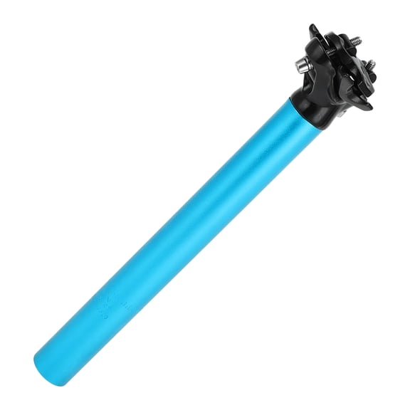 Unique Bargains Bike Seat Posts Adjustable Angle Bike Saddle Post Seat Tube Blue 1 Pc 30.4x300mm Aluminum Alloy