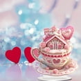 thumbnail image 6 of 5 Pack Valentine's Day Decorations Indoor Valentines Day Decor for for Table Office Desk Tabletop Centerpiece Acrylic Pink Cupcake Shaped Plaque Gift for Women Girlfriend Friends, 6 of 6