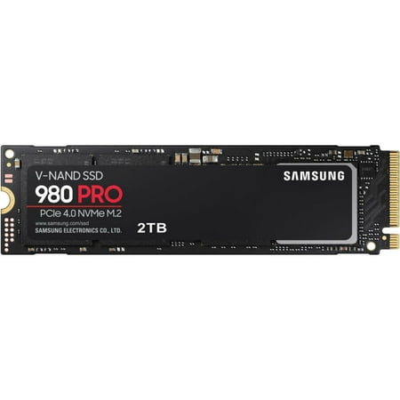 SAMSUNG 980 PRO Series - 2TB PCIe Gen4. X4 NVMe 1.3c - M.2 Internal SSD - MZ-V8P2T0B/AM