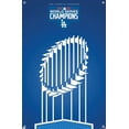 thumbnail image 4 of MLB Los Angeles Dodgers - Minimalist Champions 2020 Wall Poster with Pushpins, 14.725" x 22.375", 4 of 6