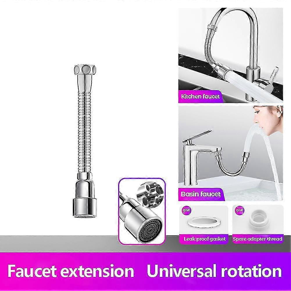 Universal Rotatable Faucet Extenders Anti-splash Head Nozzle Aerator For Home Kitchen Bathroom