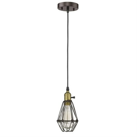 

CHLOE Lighting CHARLES Industrial-style 1 Light Rubbed Bronze Ceiling Mini Pendant 8 Shade