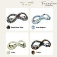 thumbnail image 5 of French Amie Infinity Loop 3&rdquo; Celluloid Handmade Automatic Hair Barrette, 5 of 25