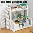 thumbnail image 6 of Merryso 2-Tier Plastic Kitchen Storage Rack - Condiment & Knife Organizer, Space-Saving, Detachable for Easy Cleaning, 6 of 6