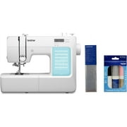 Brother CP60X Computerized Sewing Machine, 60 Built-in Stitches, and SASEW6 6-Piece Premium Sewing Thread Pack, SA520 Water Soluble Stabilizer
