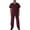 Burgundy, variant on Mens Authentic EDS Unisex Medical Uniform Cargo Scrub Set