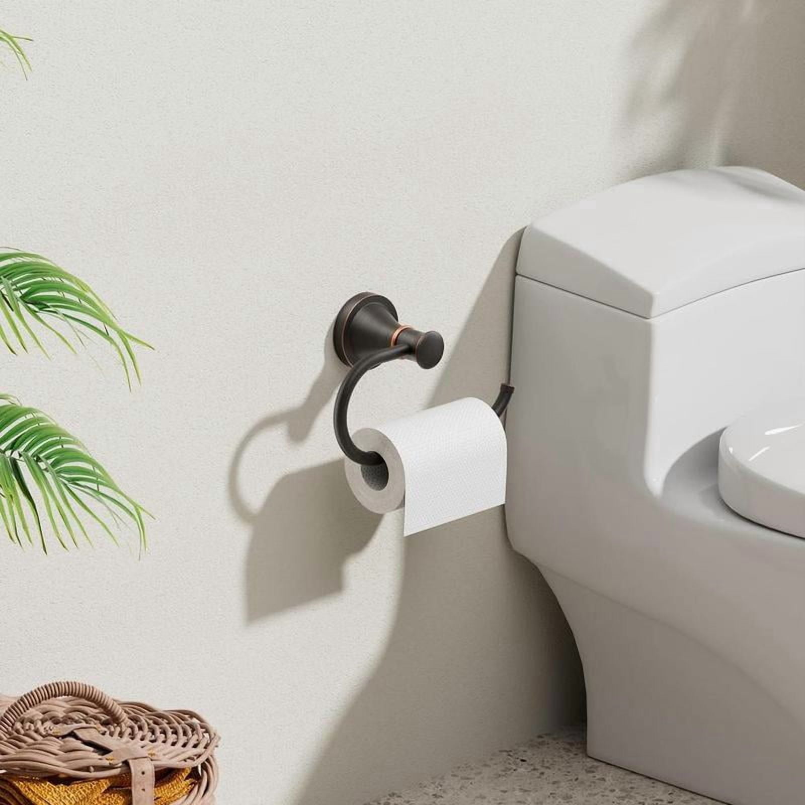 Oil Rubbed Bronze Toilet Tissue Paper Holder Oil Rubbed Bronze Bathroom Accessories Toilet roll Paper Hanger, Wall Mounted, Rustproof