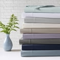 thumbnail image 5 of Comfort Classics Peached Percale 100% Cotton Sheet Set, Charcoal, Twin, 5 of 5
