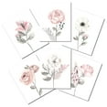 thumbnail image 2 of Lambs & Ivy Watercolor Floral Unframed Nursery Child Wall Art 6pc - Pink/Gray, 2 of 5