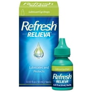 Refresh Relieva Lubricant Eye Drops, Lubricates & Protects Dry Eyes, 0.33 FL OZ