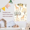 thumbnail image 4 of FORMRS Acrylic Clipboard with Low Profile Clip Standard A4 Letter Size, 12.5" x 9", Giraffe Tree Pattern, 4 of 8