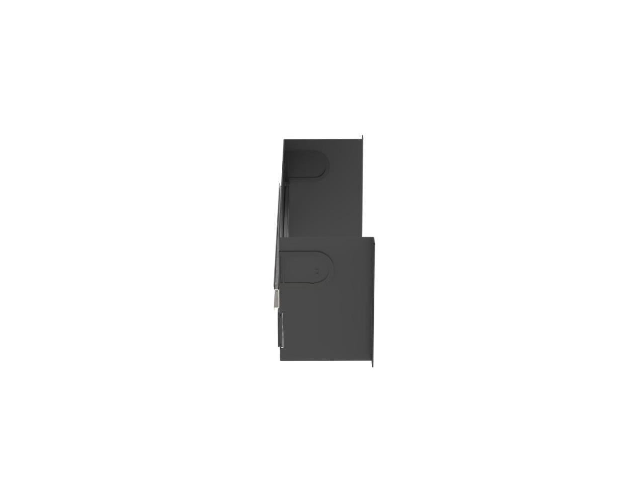 Panduit IABDIN4 4U DIN Rail Bracket - 19" Mount - Black
