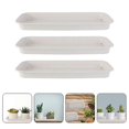 thumbnail image 3 of 3pcs Plastic Flowerpot Trays Household Potted Plant Trays Water Collecting Trays, 3 of 3