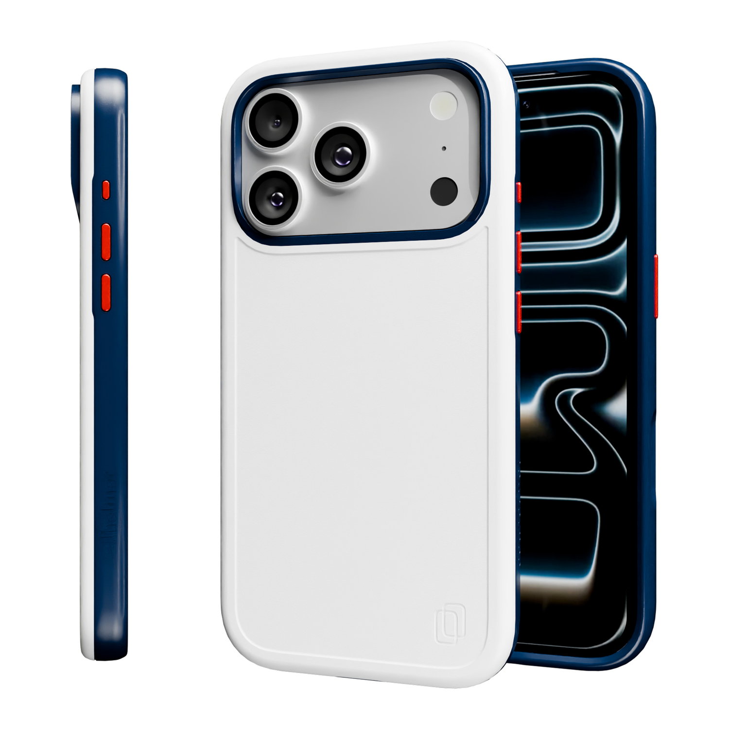 cellhelmet Fortitude Series MagSafe Compatible Hard Shell Back Cover Cell Phone Case for Apple iPhone 17 Pro , Americana