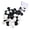 White&Black, variant on EKIND 24 PCS Sponge Soft Earbuds Cover Pads Replacement for Earphone MP3 MP4 Stereo Headsets Protective Accessories Cap (Black)