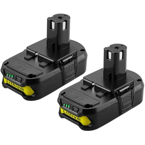 3.6Ah P102 Battery 18V Lithium Replacement for Ryobi P103 P104 P105 P107 P108 P109 P190 18Volt ONE Plus Batteries,2Pack