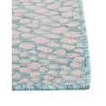 thumbnail image 3 of Jill Zarin Outdoor Collection Area Rug - Cape Town (5' 3" x 8' Rectangle Pink and Aqua/Light Blue), 3 of 11
