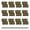 Antique Bronze, variant on 12PCS 47x47mm Double Acting Folding Screen Hinges, Retro Style Cabinet Door Hinges with Mounting Screws, Silver