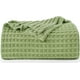 thumbnail image 1 of Ropa de cama Blanket Utopia, gofre, 100% algodón, 300 g/m², color verde salvia, 1 of 8