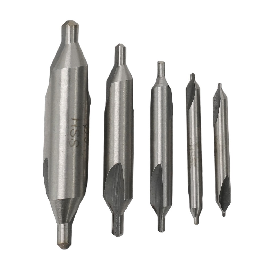 5 Pcs HSS Lathe Combined Tool Bit Countersink Tackle Center Spotting