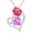 06-Jun-Rose, variant on Birth Flower Necklaces 925 Sterling Silver Birthstone Necklace Birth Month Flower Necklace for Women Floral Heart Pendant Jewelry Birthday Gifts for Mother Wife Friends