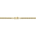thumbnail image 3 of Primal Gold 14 Karat Yellow Gold 2.5mm Regular Rope Chain, 3 of 5