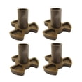 thumbnail image 4 of Tnarru 4Pcs Microwave Turntable Coupler Y Type Bracket Durable Easy to Operate Turntable Bracket for Coupling Sleeve Y Shaped Frame 15x17x10mm 5mm, 4 of 8
