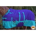 thumbnail image 3 of 75 in Hilason 1200D Winter Waterproof Turnout Horse Blanket Belly Wrap Blue, 3 of 8