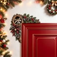 thumbnail image 7 of Velmasee Door Corner Decor, Christmas Woodland Animal Tree Hollow Door Frame Corner Decor, Wooden Festive Design No-Drill Mount, Holiday Ornament for Xmas Home Door Frame Wall Party Decor, 7 of 7