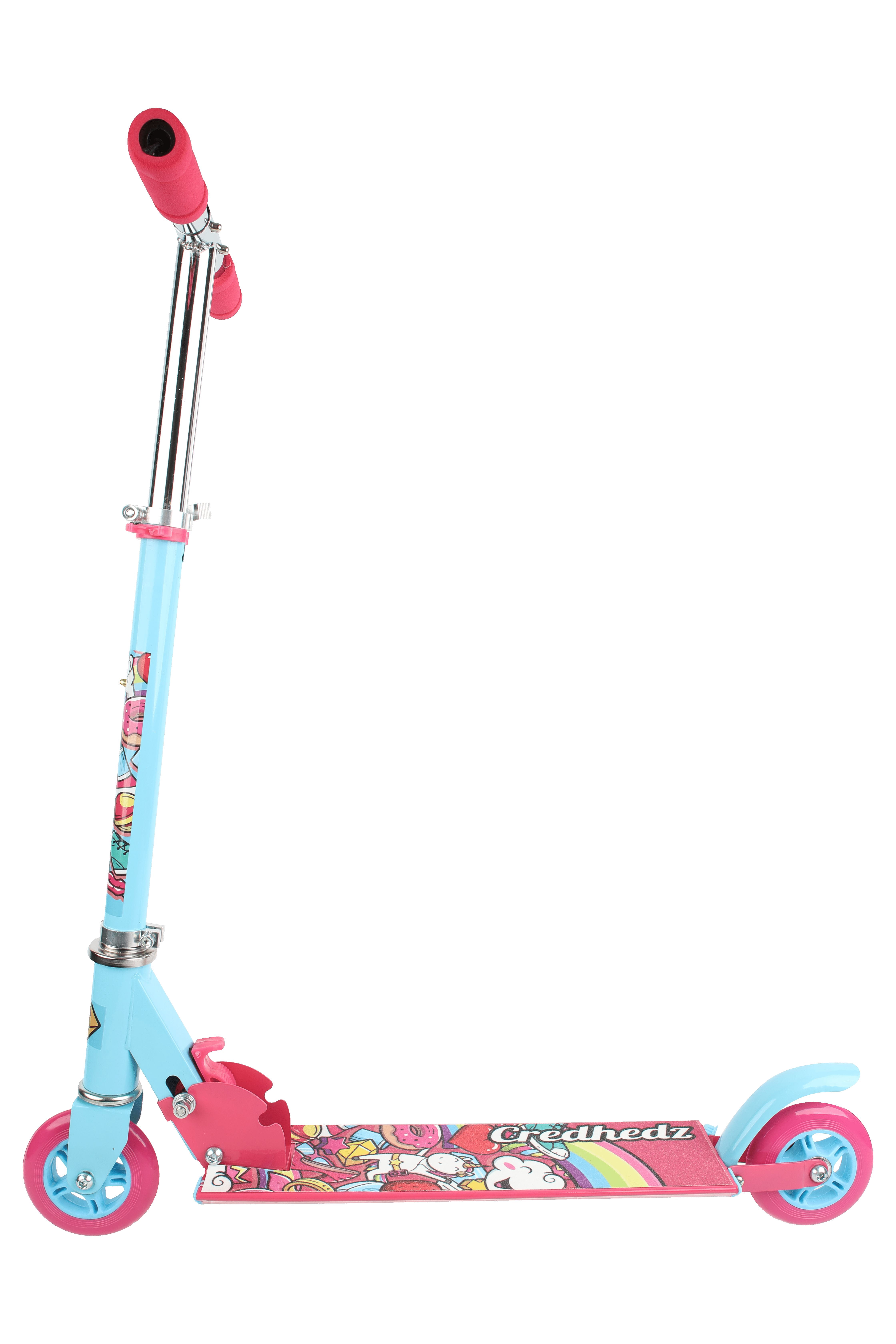 Voyager 2 Wheel Scooter Light Up Wheel- Graffiti, for Unisex Ages 5+