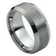 thumbnail image 1 of 10mm Brushed Center High Polished Beveled Edge Wedding Band Ring For Men Or Ladies, 1 of 7