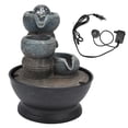 thumbnail image 1 of Fuente de agua de mesa para interior con bola de luz LED, fuente de cascada para decoración del hogar y la Oficina, regalo, AC220-240V de enchufe colorido de la UE, 1 of 8