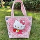 thumbnail image 1 of Sanrio-mochila de Hello Kitty Cinnamoroll Kuromi, bolso escolar de piel sintética, cartera para tarjetas, My Melody, 1 of 4