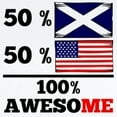 thumbnail image 2 of CafePress - Half Scottish Half American Body Suit - Long Sleeve Cotton Baby Bodysuit, 2 of 4